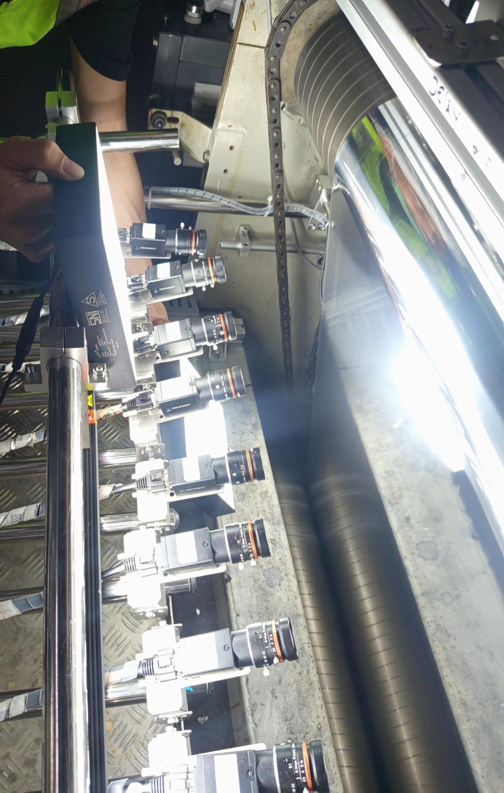 Project OCR 8 Camera Installation Industrial Camera System automation project Indonesia