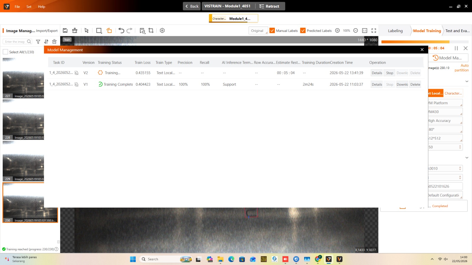 Project OCR AI Model Training AI OCR Training automation project Indonesia