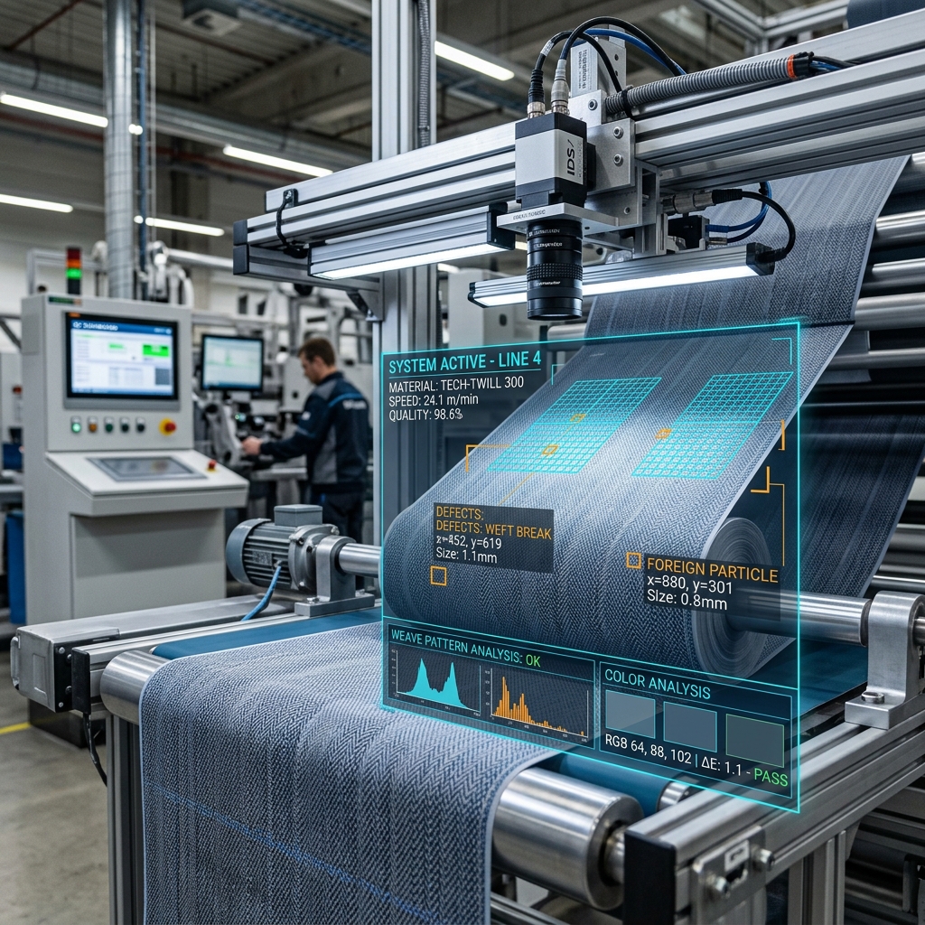 Solusi AI Vision untuk Sektor Tekstil & Alas Kaki - Kalarra.ai