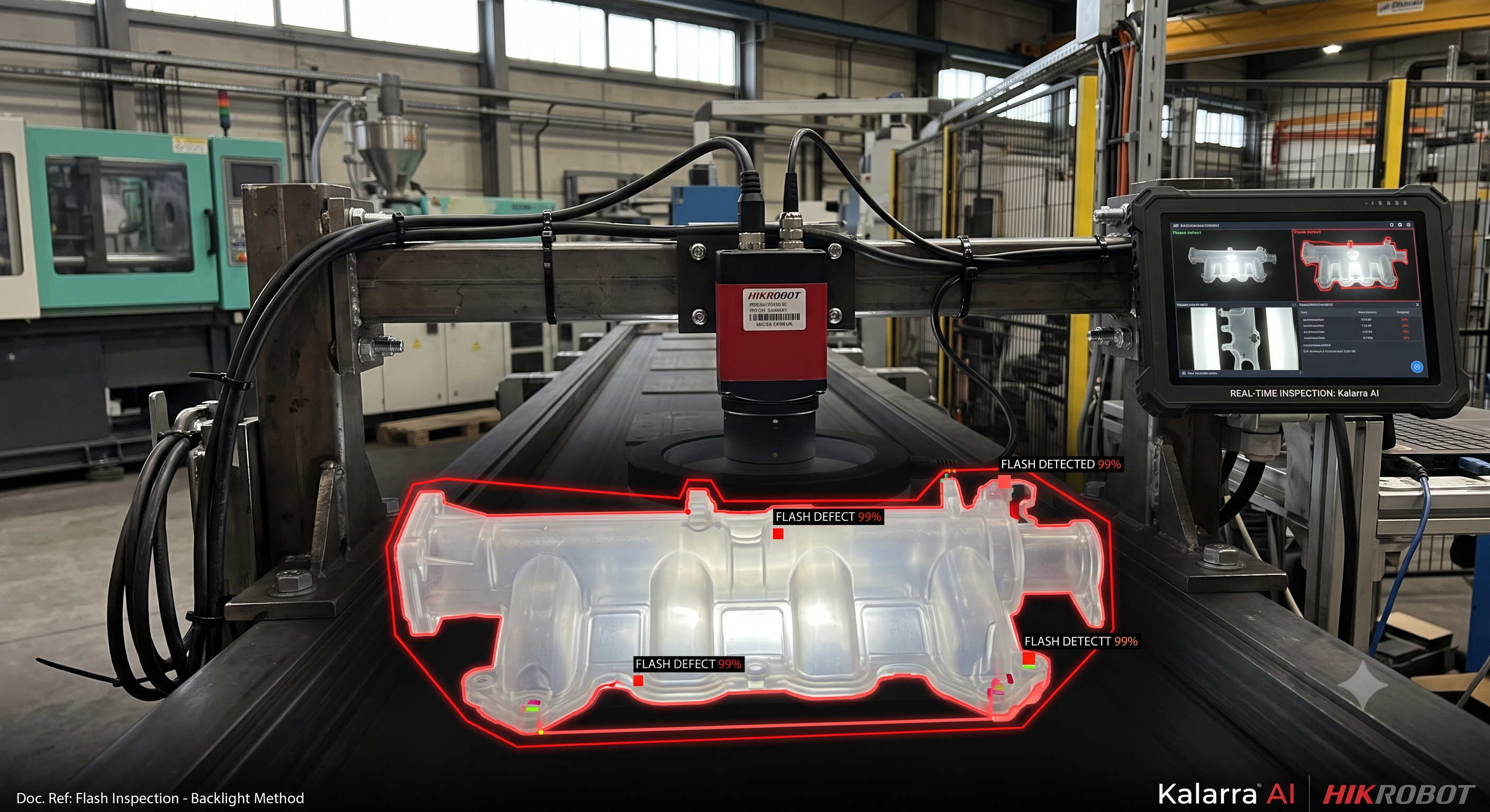 Deteksi Cacat Produk Plastik Injection Molding dengan AI Vision - Kalarra.ai Case Study
