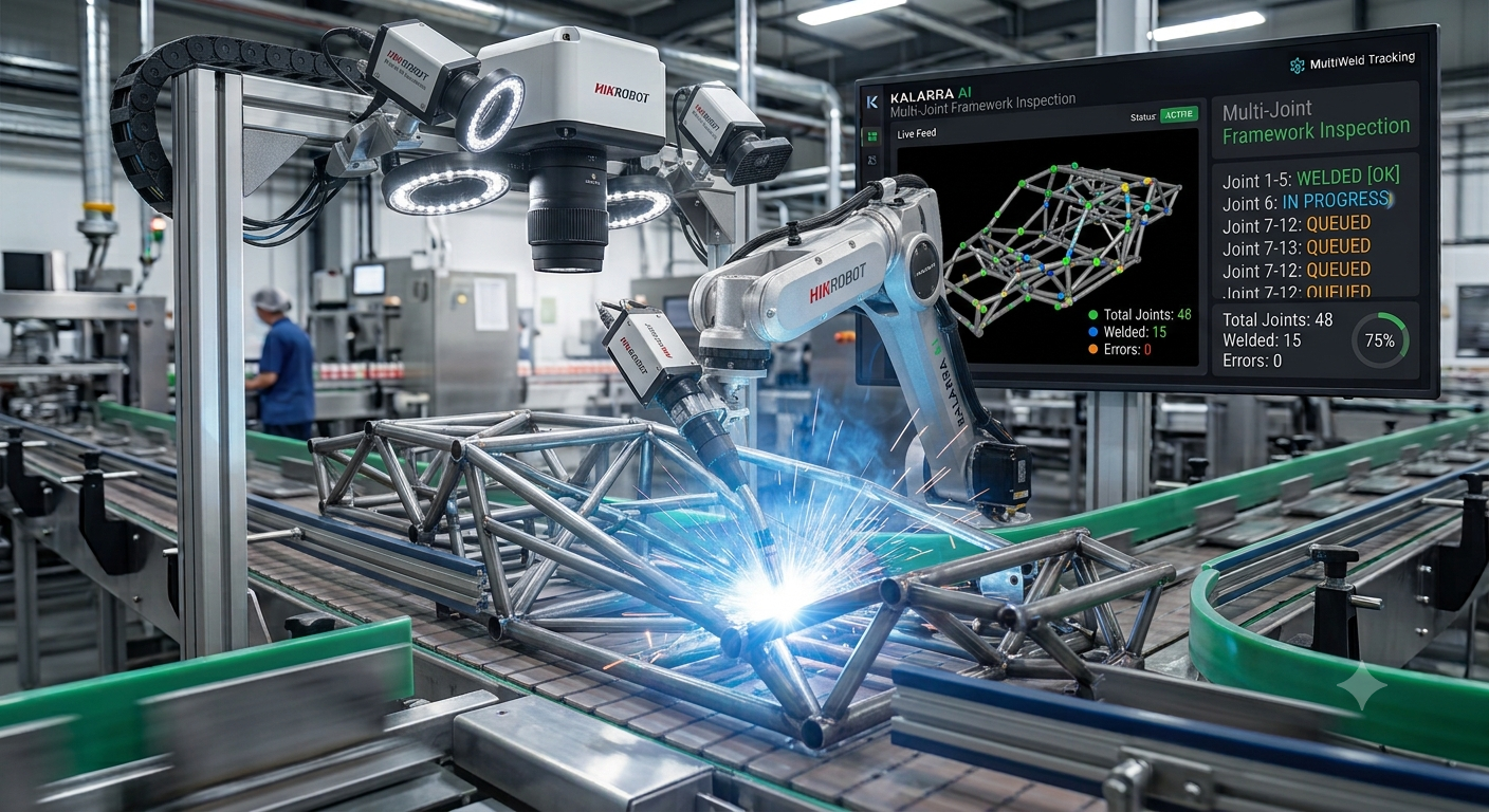 Vision Guided Robotic Welding untuk Presisi Pengelasan Otomatis - Kalarra.ai Case Study