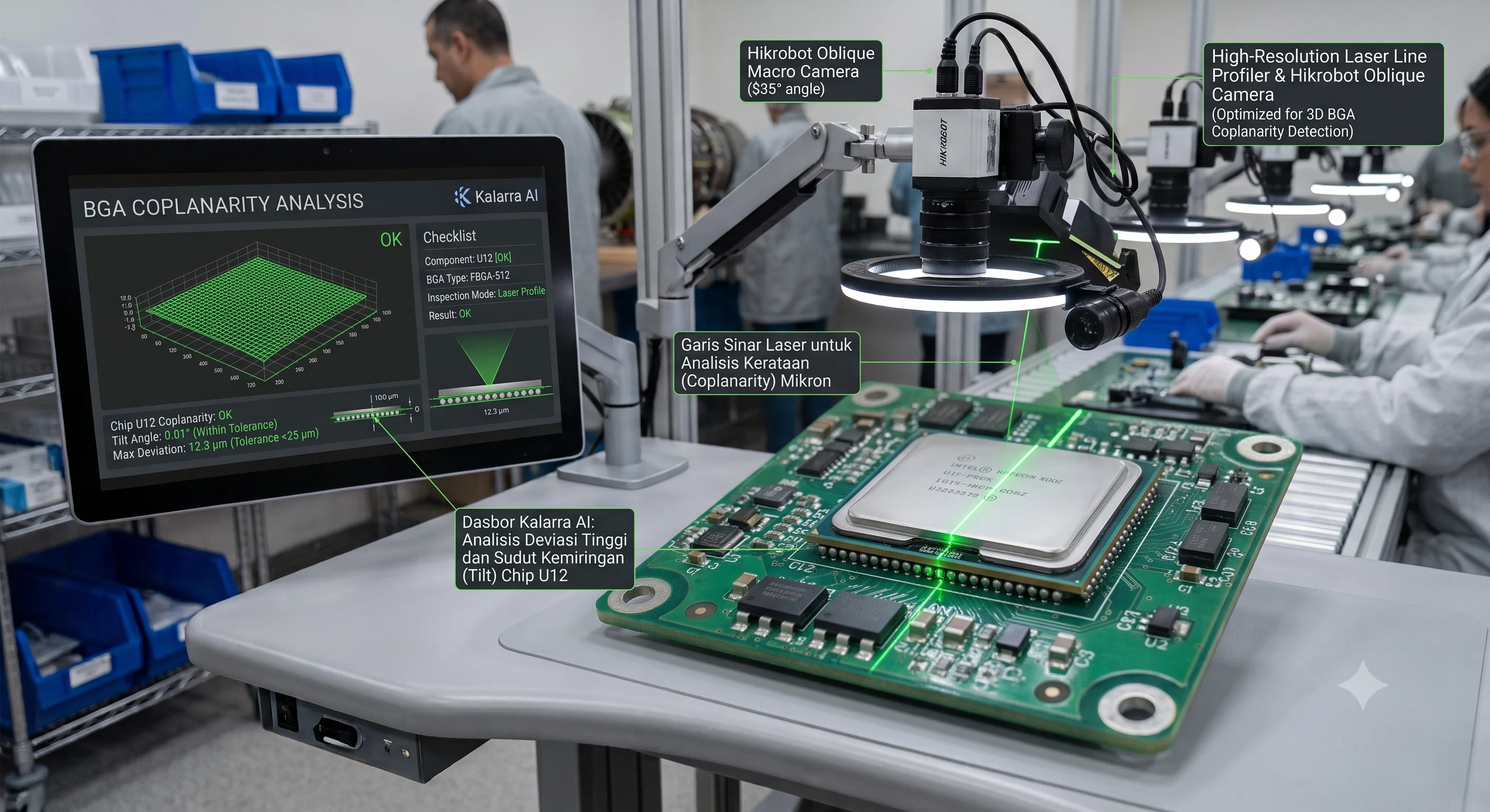 Verifikasi Pick and Place PCB Assembly dengan AI Vision - Foto Dokumentasi Implementasi 3 - Kalarra.ai
