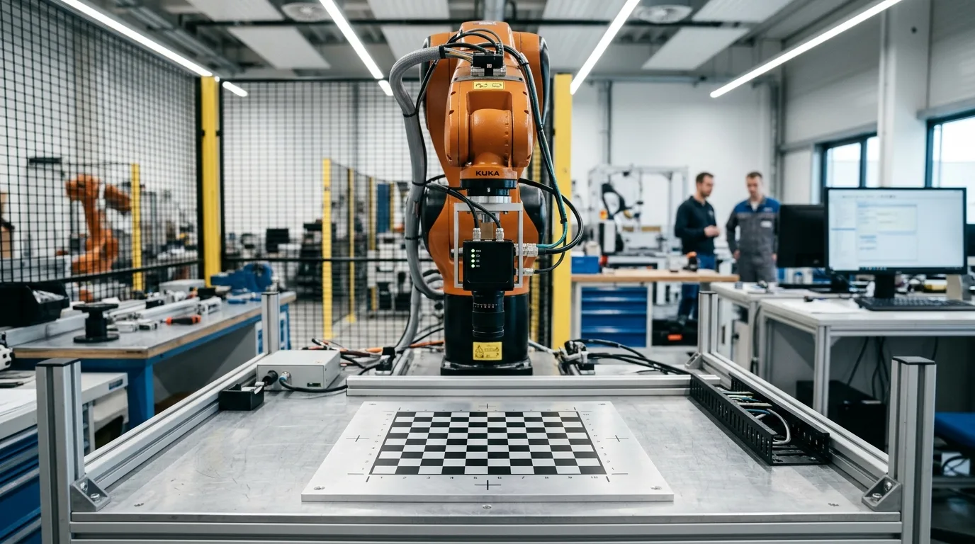 Vision Guided Robot: Implementasi Kalibrasi Hand-Eye untuk Integrasi Koordinat Kamera Industri dan Lengan Robot